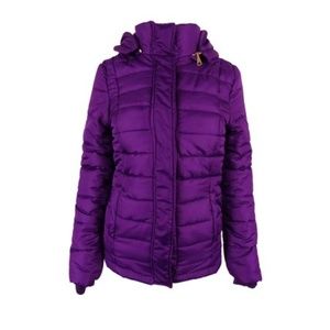 Rampage Women's Puffer Coat With Hood